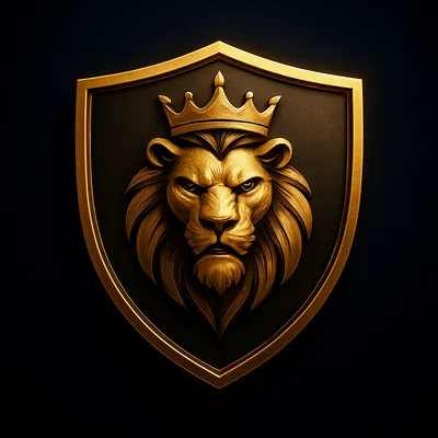 Championship yellow and gold roaring lion crest for live T20 cricket odds