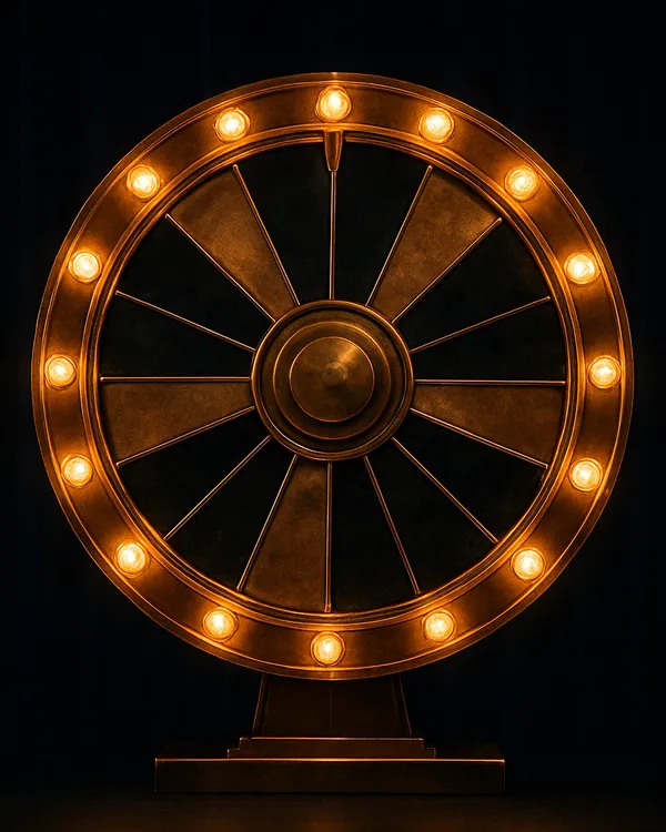 Crazy Time live game show golden studio money wheel tile
